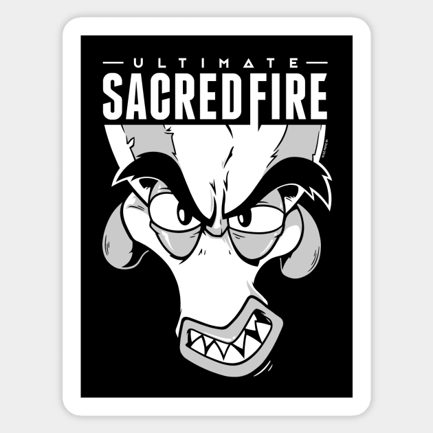 Ultimate Sacred Fire Sticker by wloem